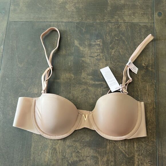 Victorias Secret BARE Illusions Lightly Lined Smooth Strapless Bra - Picture 8 of 13